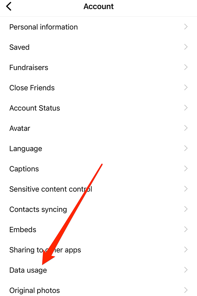 Instagram How to Use Less Data When You're Not on WiFi