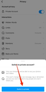 Instagram: How to Make Your Account Private