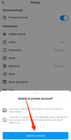 Instagram: How to Make Your Account Private