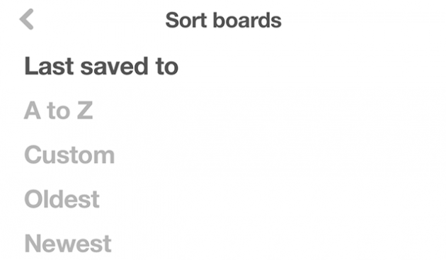 Pinterest: Here's How to Sort Your Boards on Mobile