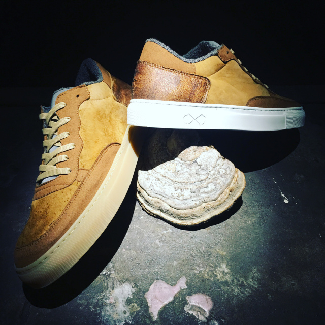 These 'Vegan Sneakers,' Made From Mushrooms, Take Sustainable Apparel