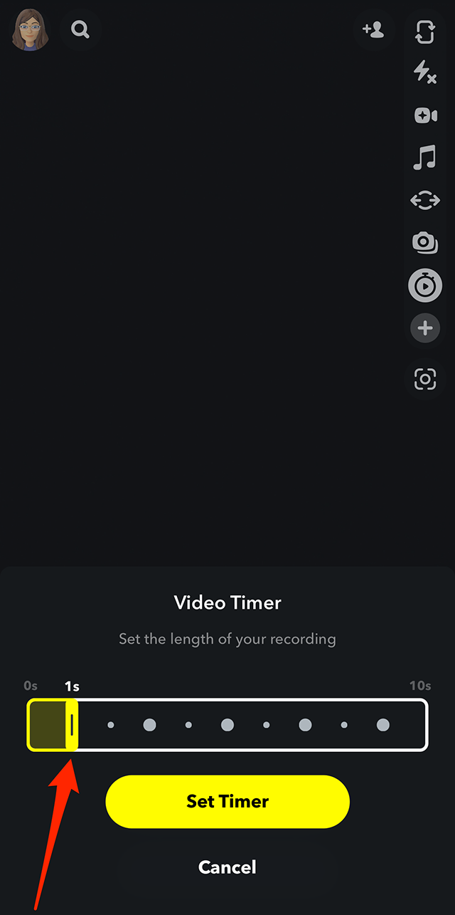 Snapchat How to Take Timer Pics