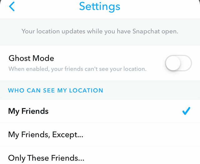 Snapchat Here's How to Change Who Can See Your Location