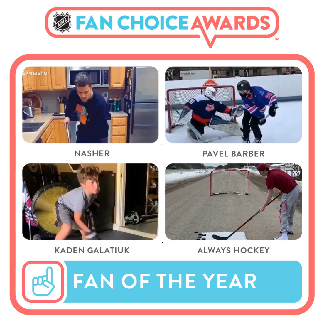 Voting Begins for 2020 NHL Fan Choice Awards