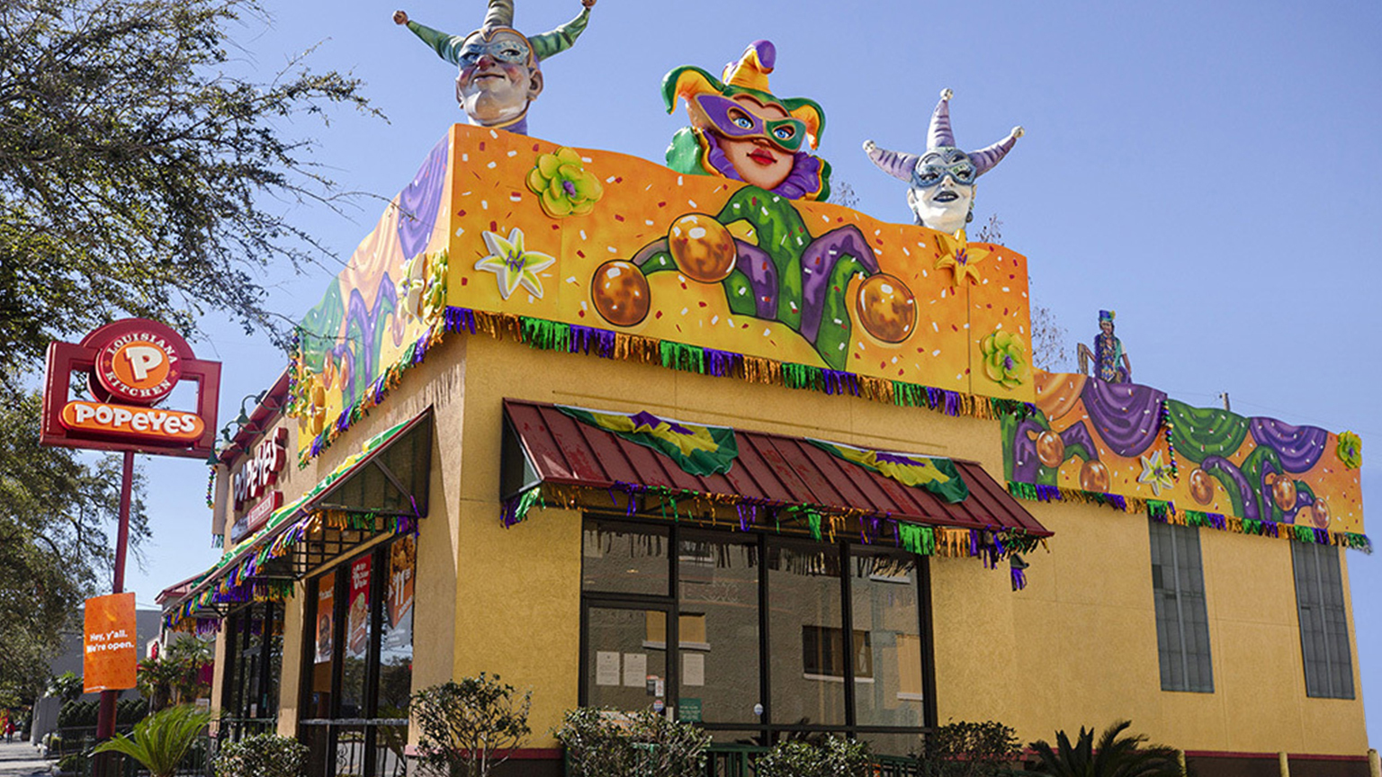 As Parades Are Canceled, Popeyes Keeps Mardi Gras Afloat