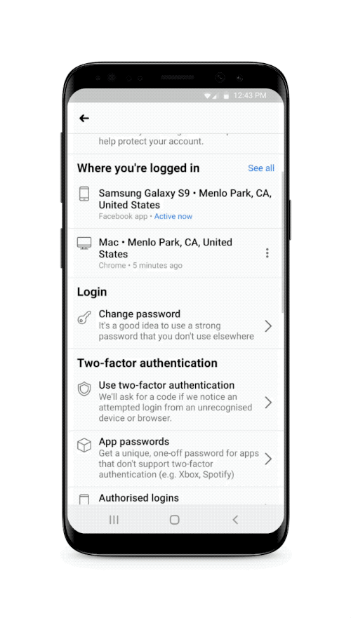 Facebook Adds Option for Android, iOS Users to Login Via Security Key