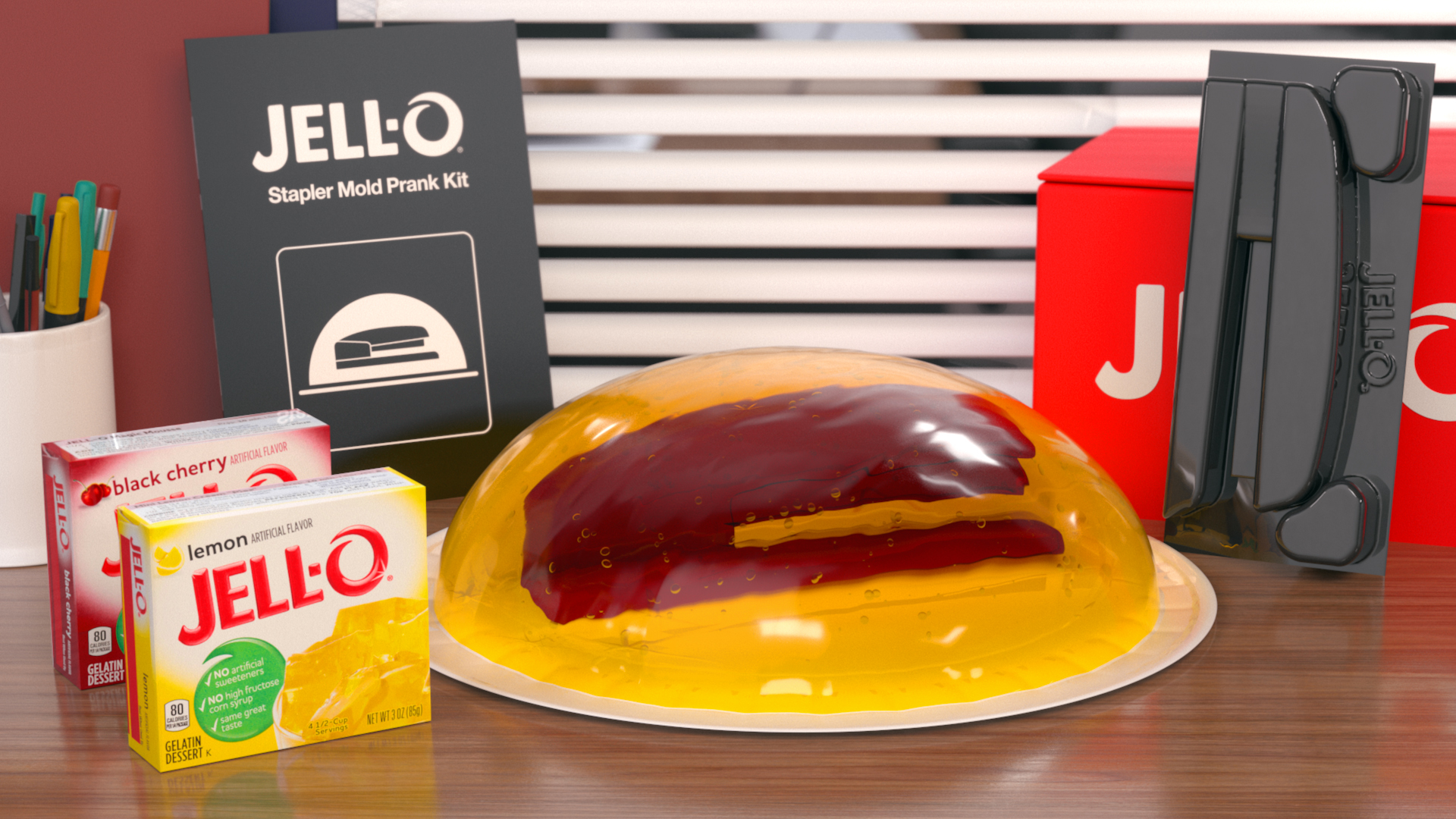 JellO Is Giving Away Stapler Prank Kits From The Office