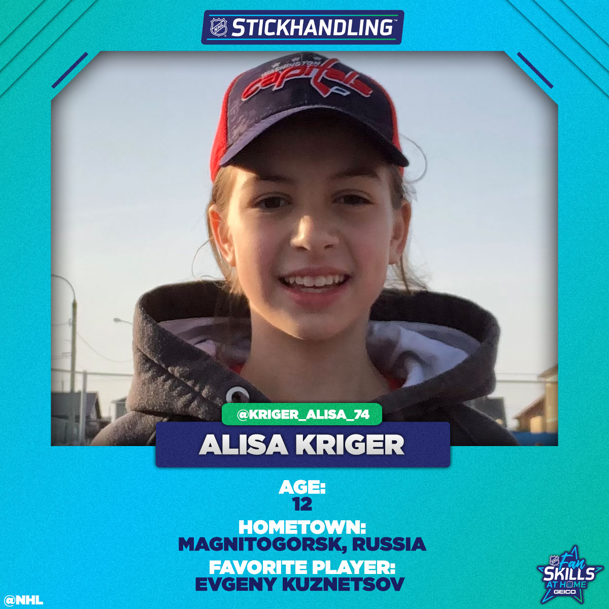 NHL Fan Skills at Home Presented by Geico Winners Revealed