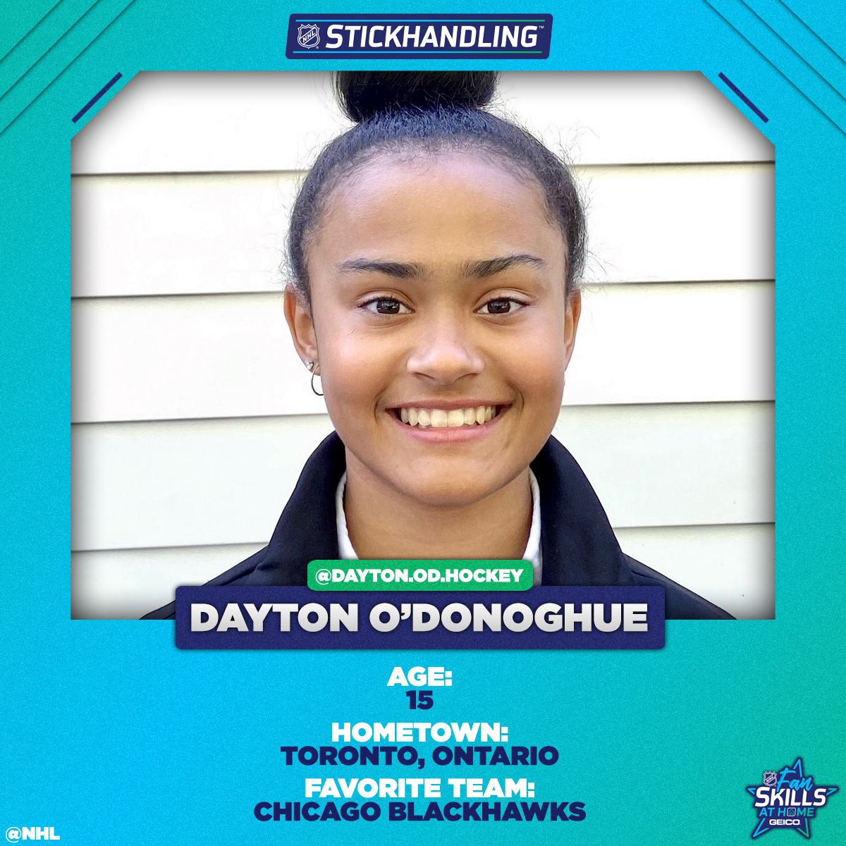 NHL Fan Skills at Home Presented by Geico Winners Revealed