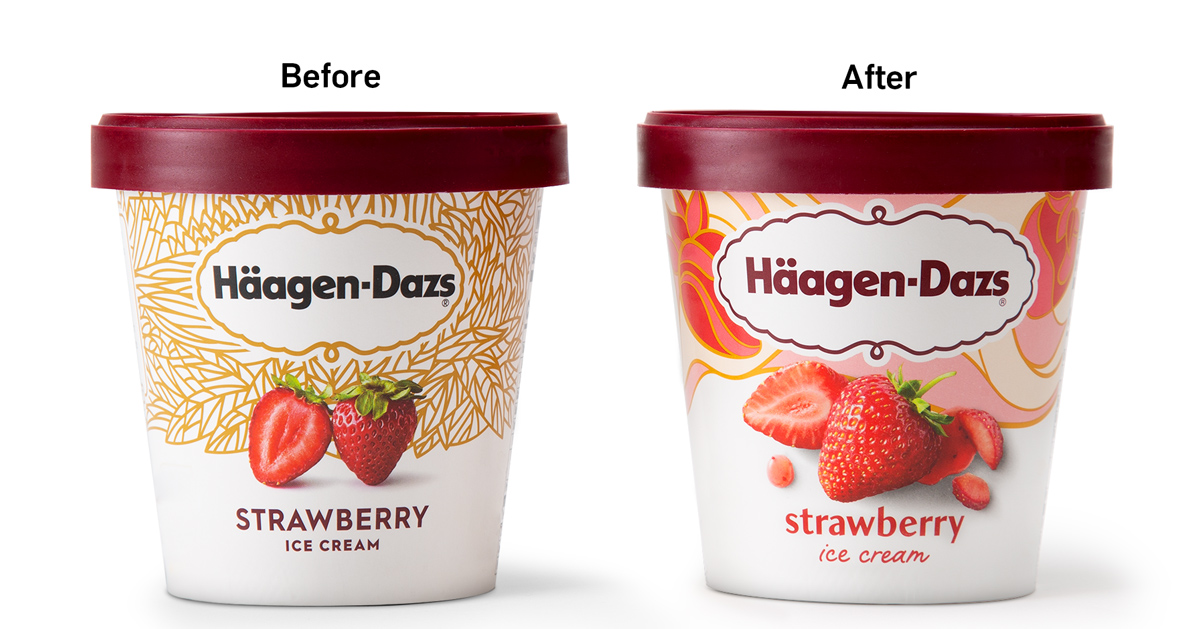 HäagenDazs Evokes Luxury With Redesigned Pint Containers