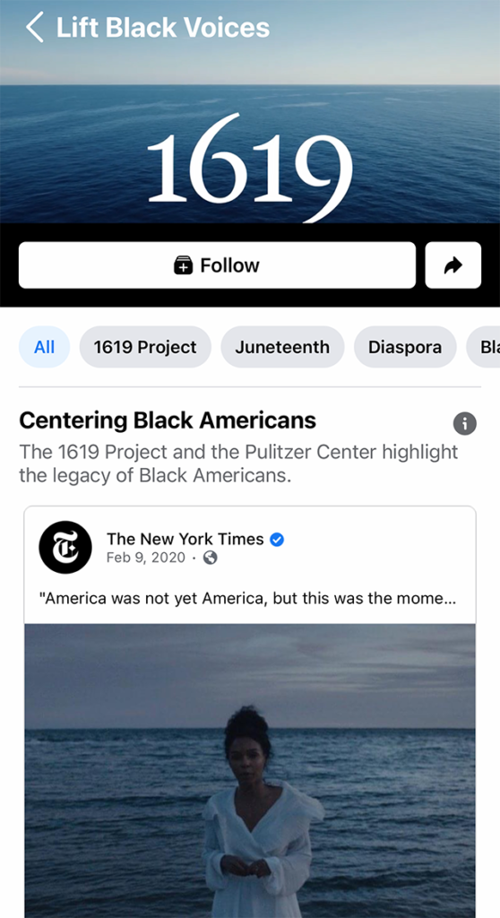 Facebook How to Use the Lift Black Voices Content Hub