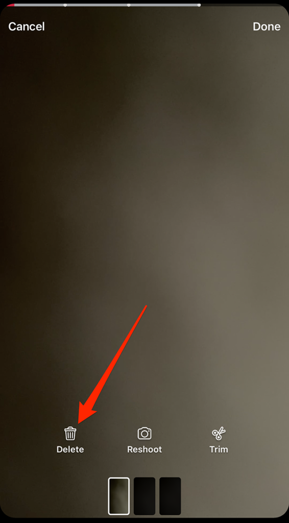 Facebook Reels How to Delete a Clip From a Reel