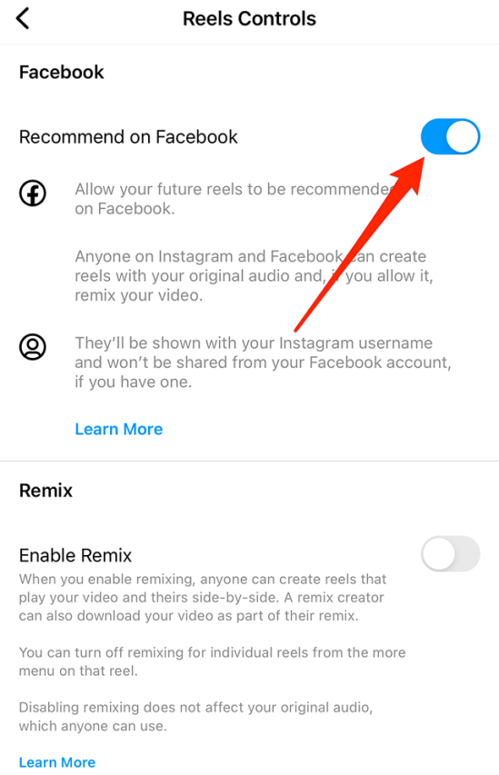 instagram-how-to-stop-your-reels-from-being-recommended-on-facebook