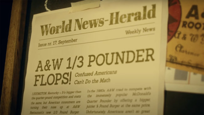 A W S 1 3 Pound Burger Failed So It S Trying A 3 9 Pounder