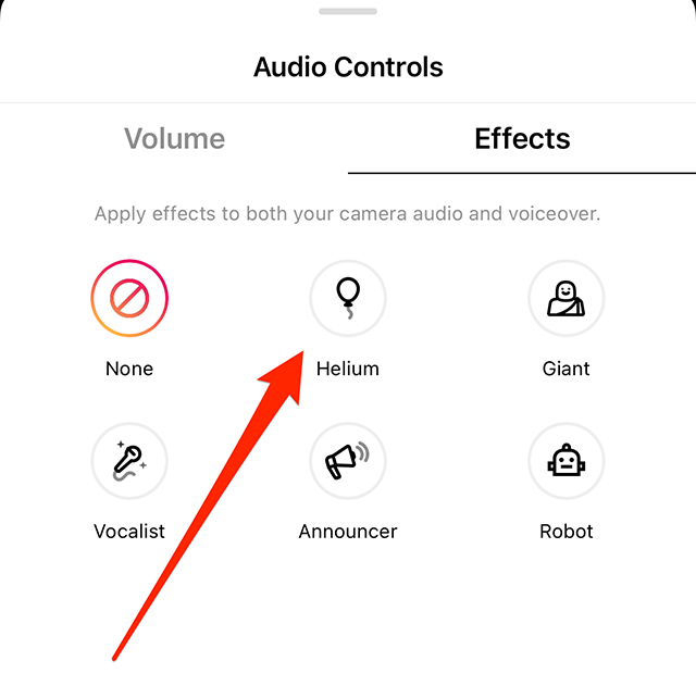 Instagram Reels How to Use Voice Effects