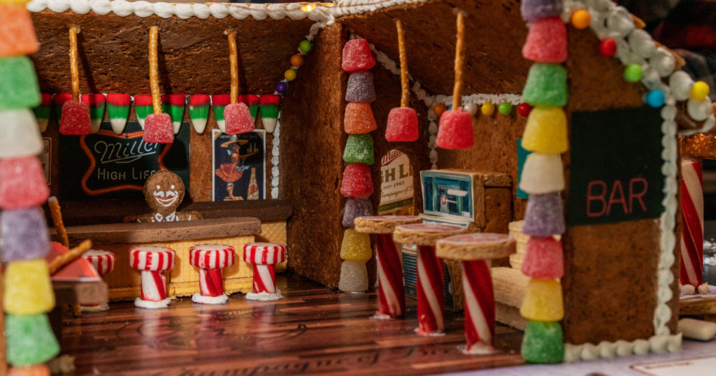 Gingerbread Dive Bar Kit by Miller High Life Adweek