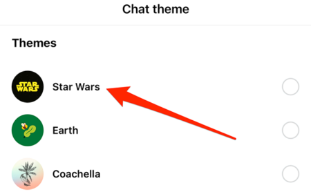 Instagram: How to Use the Star Wars Chat Theme
