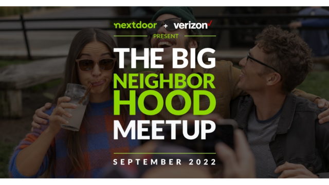 Nextdoor Teams Up With Verizon on The Big Neighborhood MeetUp