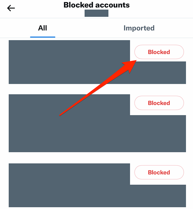 Twitter How to See the Users You've Blocked
