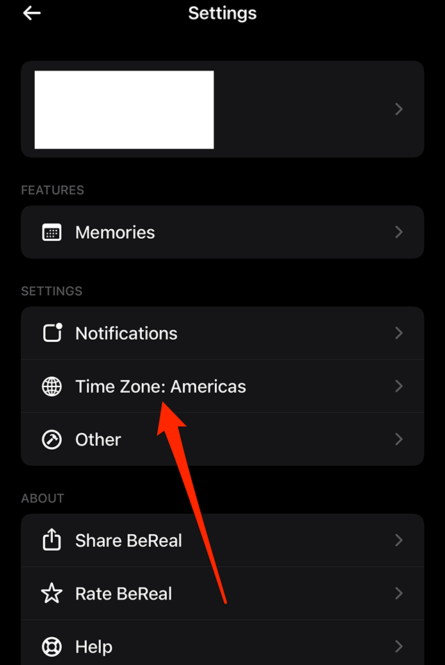 BeReal How to Change Your Time Zone