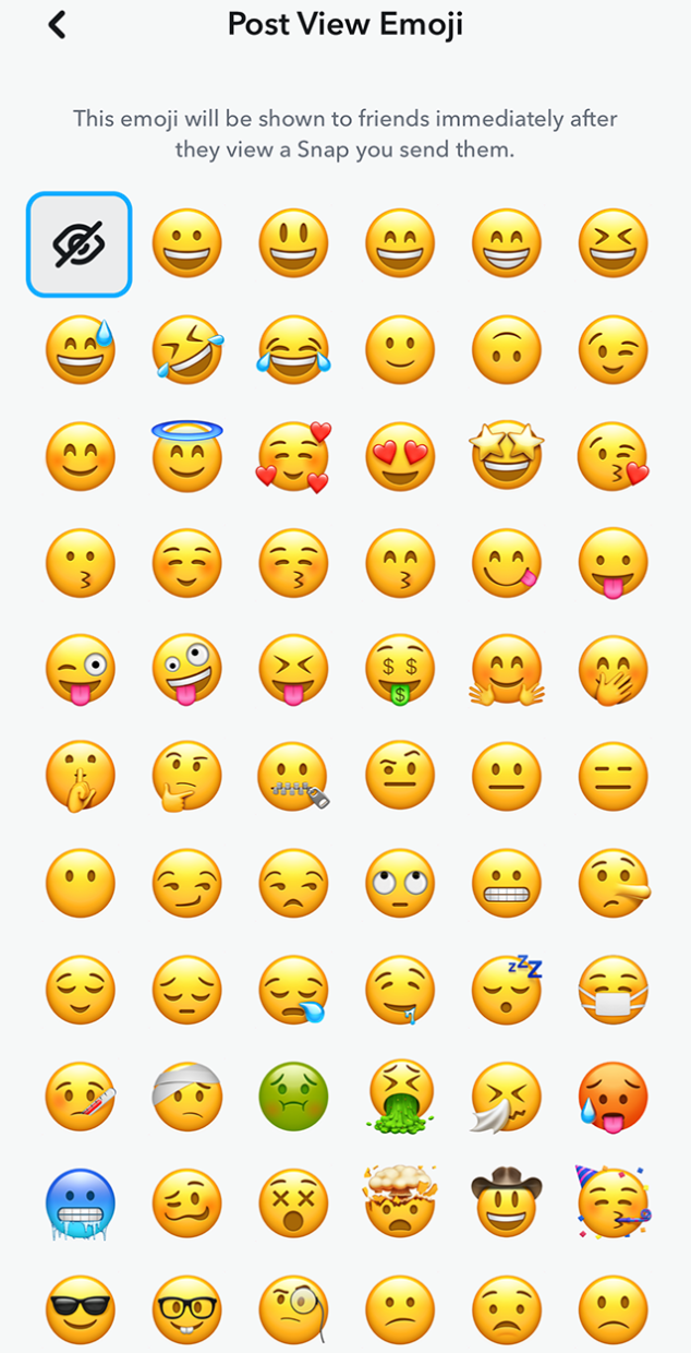 Snapchat+: How to Choose Your Post View Emoji