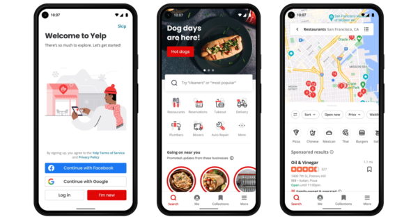 Yelp Begins Overhauling Its Android App