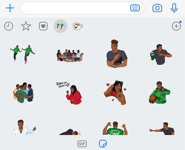 WhatsApp How to Use the Giannis & Family Sticker Pack