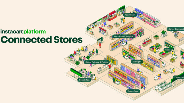 an illustration of a connected store