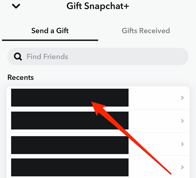 Snapchat How to Give Snapchat+ to a Friend