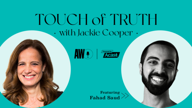 touch of truth podcast blue logo