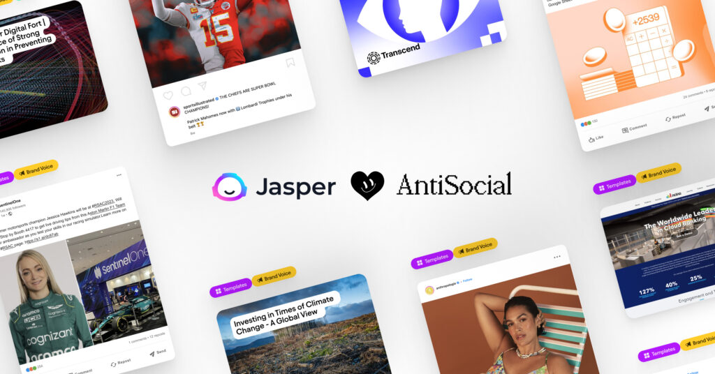 AntiSocial and Jasper AI Announce Strategic LongTerm Partnership