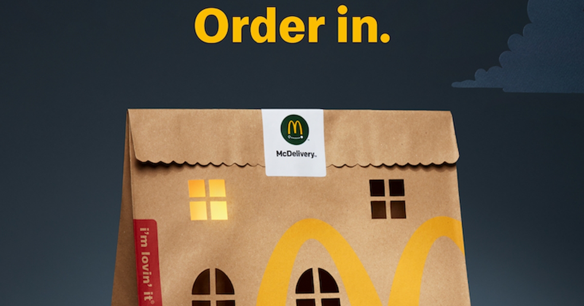 McDonald's Turns Paper Bags Into Art for Enhanced Delivery