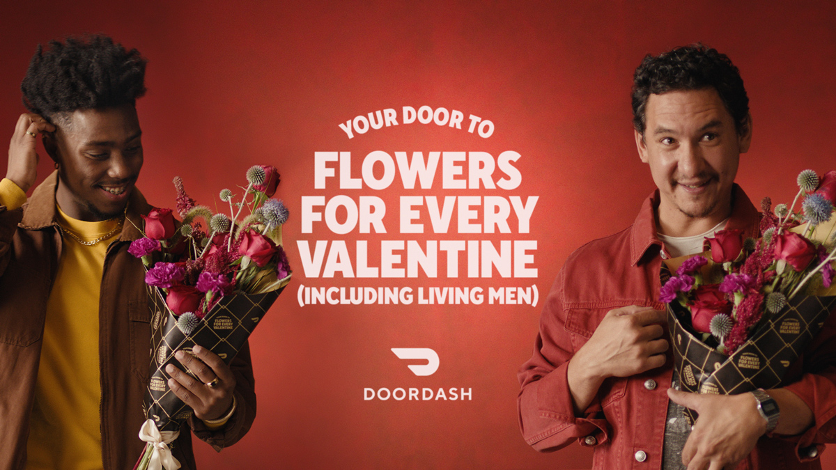 DoorDash Says Men Should Receive Flowers on Valentine's Day