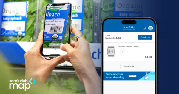 Brands Can Now Buy Display Ads on Sam’s Club Scan & Go